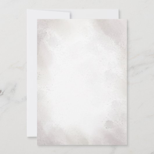 Geschlechtsneutrale Babydusche, Elefanteneinladung Einladung (Rückseite)