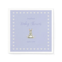 Geschlechtsneutrale Babyparty-Papiernapkin