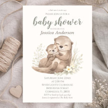 Geschlechtsneutrale Cottagecore-Boho-Otter-Baby-Pa