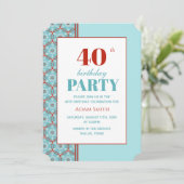 Geschlechtsneutrale Einladung zum Geburtstag (Stehend Vorderseite)