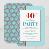 Geschlechtsneutrale Einladung zum Geburtstag (Vorne/Hinten)