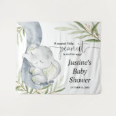 Geschlechtsneutrale Elefantendusche Wandteppich (Vorderseite (Horizontal))