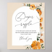 Geschlechtsneutrale Herbstblumenverlosung Poster (Vorne)