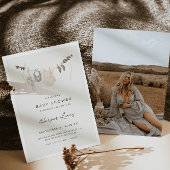 Geschlechtsneutrale Kleidung Foto Babydusche Einladung