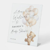 Geschlechtsneutrale Niedliche Beige BALY warten Be Sockelschild (Vorderseite)