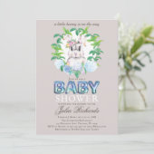 Geschlechtsneutrale Osterbaby-Dusche Einladung (Stehend Vorderseite)