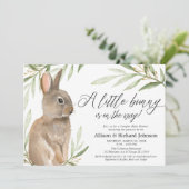 Geschlechtsneutrale Ostersonnige Paare Babydusche Einladung (Stehend Vorderseite)