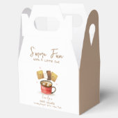 Geschlechtsneutrale S'more Fun Fall Babydusche Geschenkschachtel (Geöffnet)