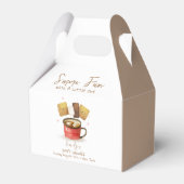 Geschlechtsneutrale S'more Fun Fall Babydusche Geschenkschachtel (Vorderseite)