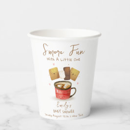 Geschlechtsneutrale S'more Fun Fall Babydusche Pappbecher