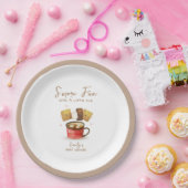 Geschlechtsneutrale S'more Fun Fall Babydusche Pappteller (Party)