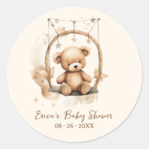 Geschlechtsneutrale Teddybär-Babyparty