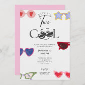 Geschlechtsneutraler lustiger zweiter Geburtstag Einladung (Vorne/Hinten)