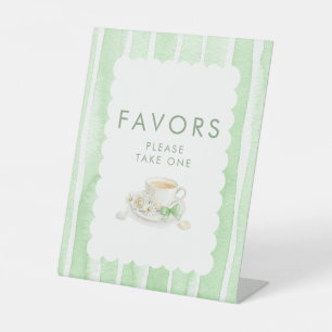 Geschlechtsneutrales Babyshower-Tischschild Gesche Sockelschild