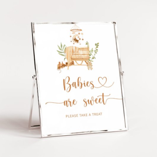 Geschlechtsneutrales boho Kinderzimmer Babys sind  Poster