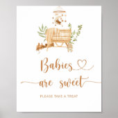 Geschlechtsneutrales boho Kinderzimmer Babys sind  Poster (Vorne)