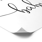 Geschlechtsneutrales Elefantenbaby-Dusche - Begrüß Poster (Ecke)