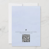 Geschlechtsneutrales Kinderzimmer Rhyme QR Code So Einladung (Rückseite)