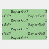 Geschlechtsoffen/Gender-Neutral Geschenkpapier Set (Vorderseite 3)