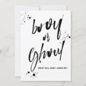 Geschlechtsoffenbarung Einladung (Rückseite)