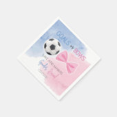 Geschlechtsoffenlegung von Zielen oder Bögen Serviette (Ecke)