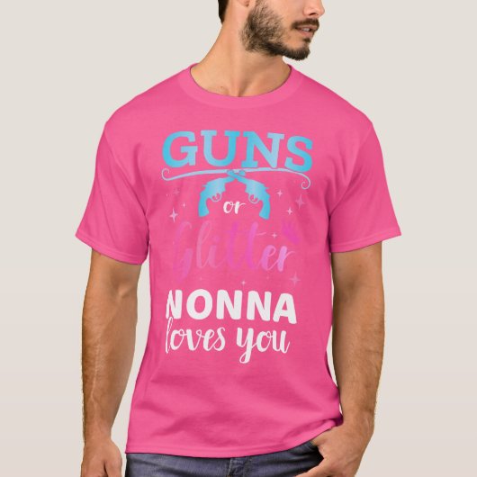 Geschlechtsoffensichtliche Gewehre oder Glitzer No T-Shirt (Vorderseite)