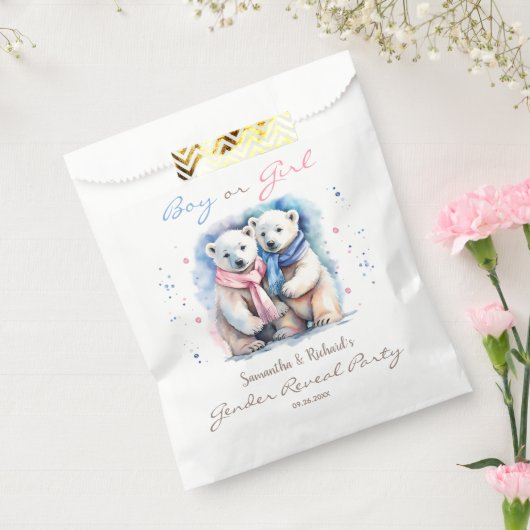 Geschlechtsoffensichtlicher Junge oder Mädchen Bab Geschenktütchen (Versiegelt)