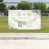 Geschlechtsoffensichtlicher Junge oder Mädchen Füß Banner (Insitu)