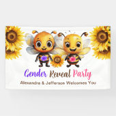 Geschlechtsoffensichtliches Party Er oder sie Baby Banner (Horizontal)