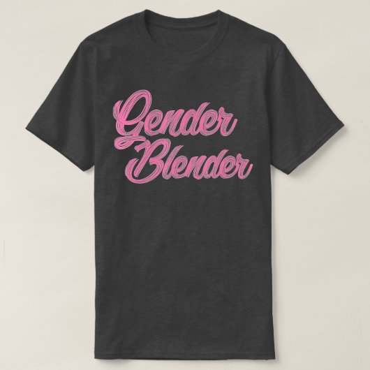 Geschlechtsspezifische Bender Blender End Genderlo T-Shirt (Design vorne)