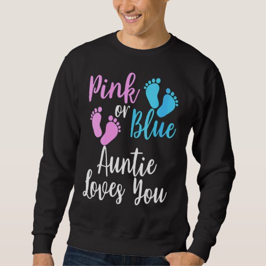 Geschlechtsspezifische Lieben zu Rosa oder Blauen  Sweatshirt (Vorderseite)