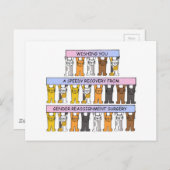 Geschlechtsspezifische Neuzuweisung Schnellere Erh Postkarte (Vorne/Hinten)