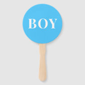 Geschlechtsspezifische Party Ratschläge Boy oder G Fächer (Rückseite)