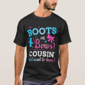 Geschlechtsspezifische Stiefel oder Bogen Cousin M T-Shirt (Vorderseite)