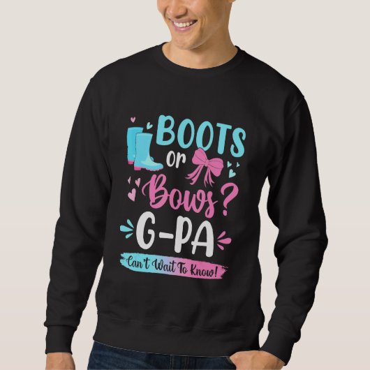 Geschlechtsspezifische Stiefel oder Bogen G Pa Mat Sweatshirt (Vorderseite)