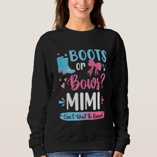 Geschlechtsspezifische Stiefel oder Bogen Mimi Mat Sweatshirt (Vorderseite)