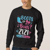 Geschlechtsspezifische Stiefel oder Bogen Zizi Mat Sweatshirt (Vorderseite)