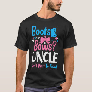 Geschlechtsspezifische Stiefel oder Bows Onkel Bab T-Shirt