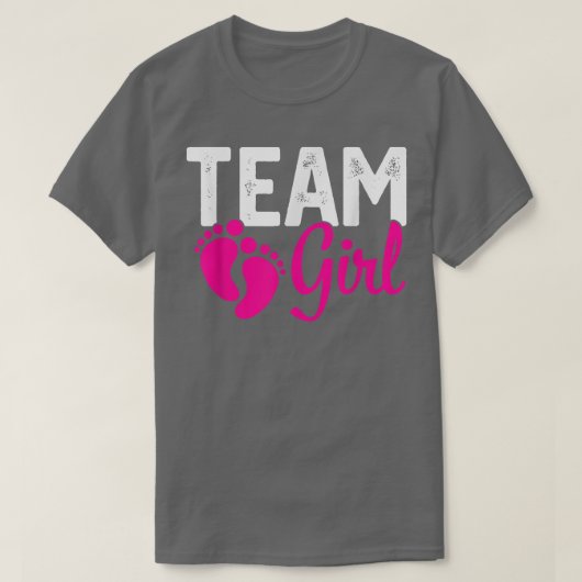 Geschlechtsspezifische Teammädchen rosa T-Shirt (Design vorne)