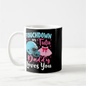 Geschlechtsspezifische Touchdown- oder Tutu Daddy- Kaffeetasse (Links)