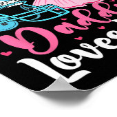 Geschlechtsspezifische Touchdown- oder Tutu Daddy- Poster (Ecke)