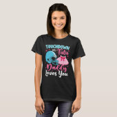 Geschlechtsspezifische Touchdown- oder Tutu Daddy- T-Shirt (Vorne ganz)