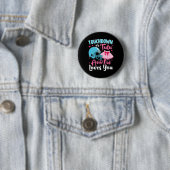 Geschlechtsspezifische Touchdown- oder Tutu-Lieben Button (Beispiel)