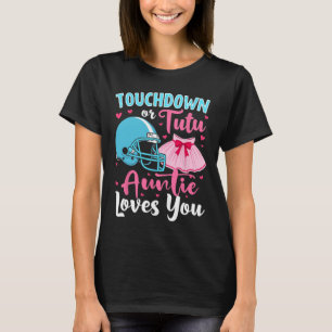 Geschlechtsspezifische Touchdown- oder Tutu-Lieben T-Shirt