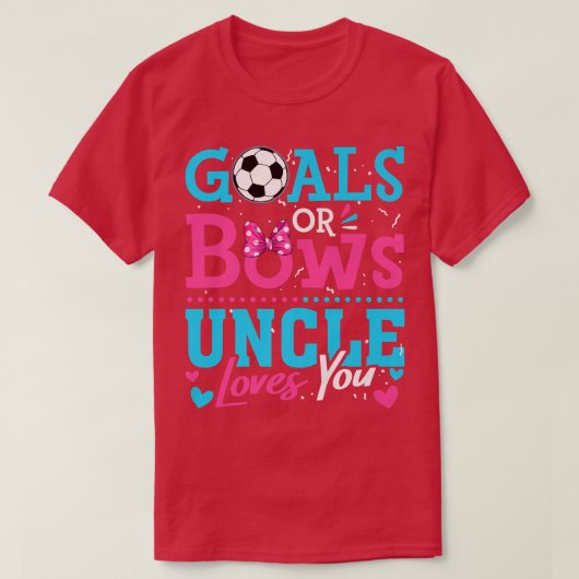 Geschlechtsspezifische Ziele oder Bögen bei Lieben T-Shirt (Design vorne)