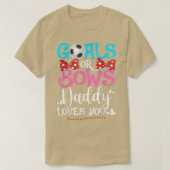 Geschlechtsspezifische Ziele oder Bögen Daddy Lieb T-Shirt (Design vorne)