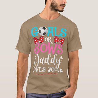 Geschlechtsspezifische Ziele oder Bögen Daddy Lieb T-Shirt