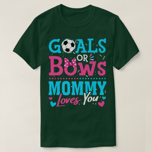 Geschlechtsspezifische Ziele oder Bögen Mami-Liebe T-Shirt (Design vorne)