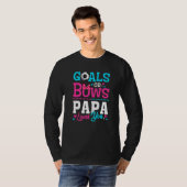 Geschlechtsspezifische Ziele oder Bögen Papa-Liebe T-Shirt (Vorne ganz)
