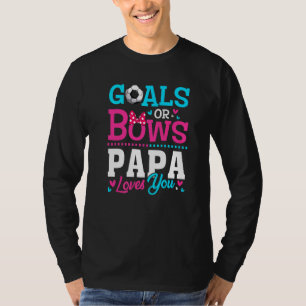 Geschlechtsspezifische Ziele oder Bögen Papa-Liebe T-Shirt
